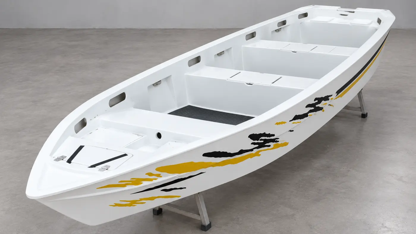 Barco em fibra de vidro