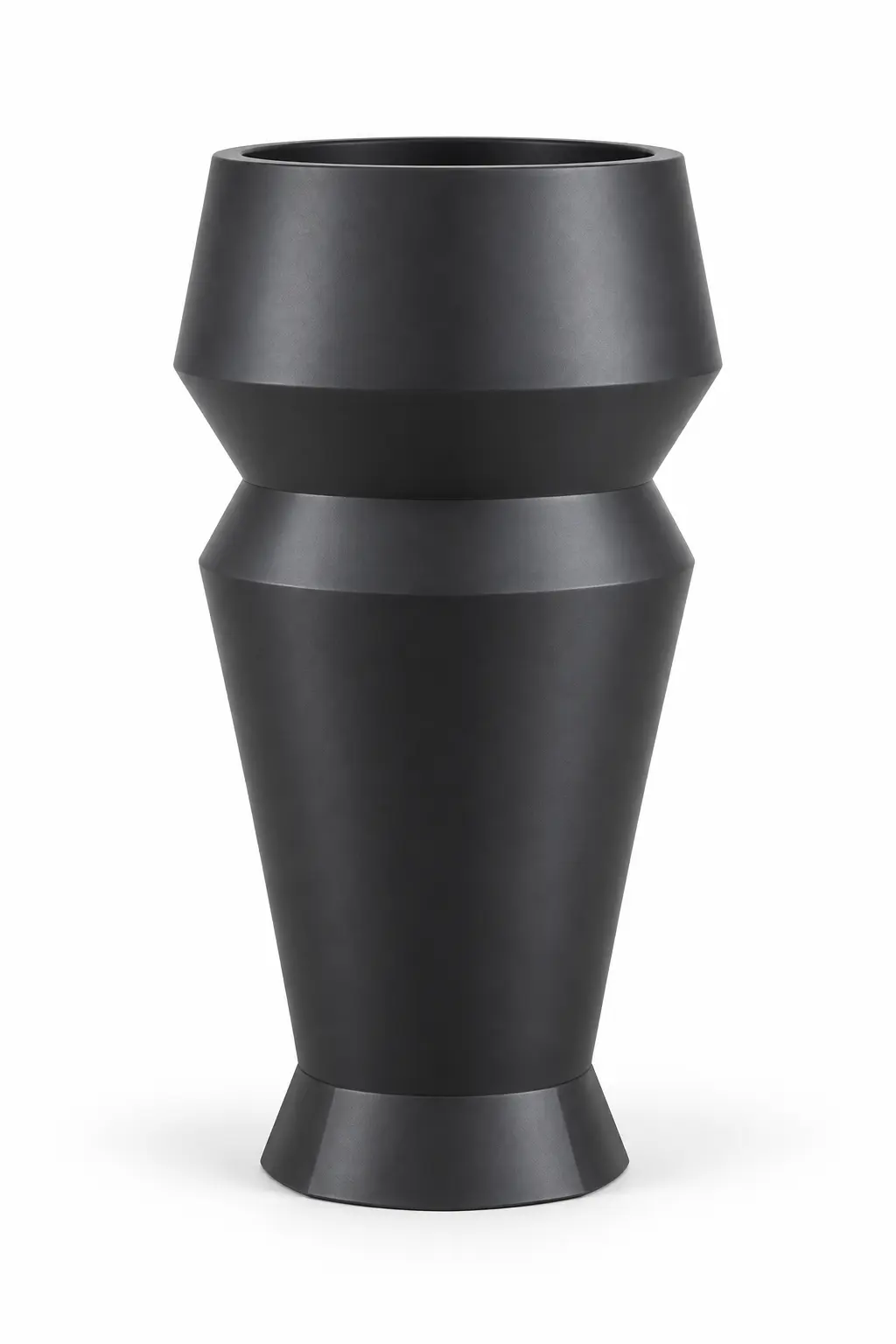 Modelo Facetado em fibra de vidro, cor Preto